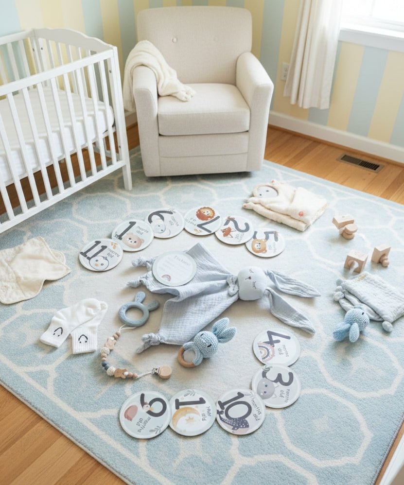 Комплект🐰Синьото зайче🐰💙