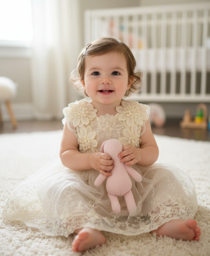 ✨Стилна рокля с нежна бродерия✨