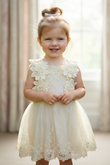 ✨Стилна рокля с нежна бродерия✨