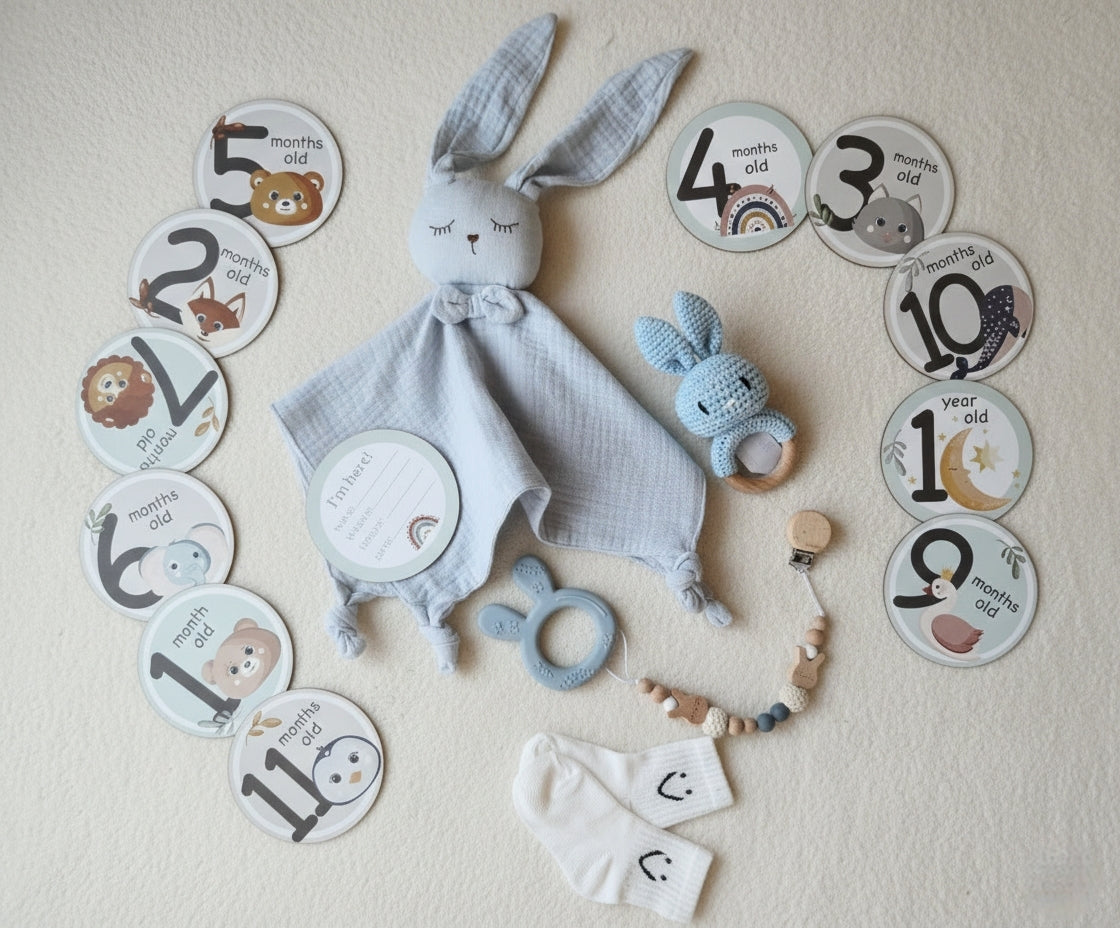 Комплект🐰Синьото зайче🐰💙