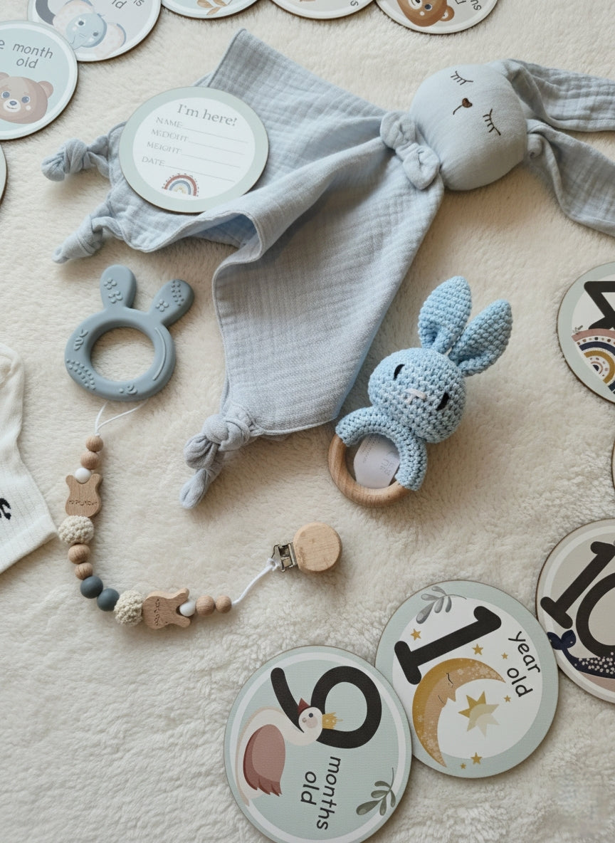 Комплект🐰Синьото зайче🐰💙