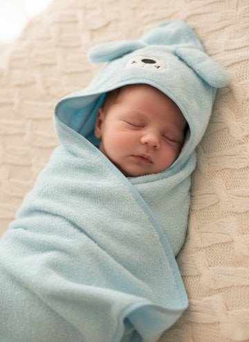 Хавлия със зайче🐰💙