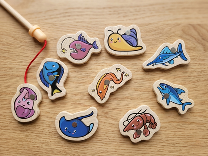 Магнитна риболовна игра 🐟