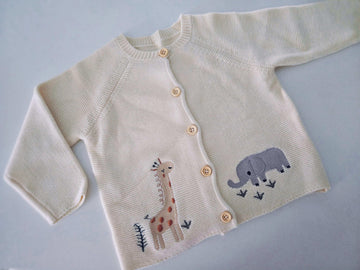 Плетена жилетка с животинки🐘 🦒