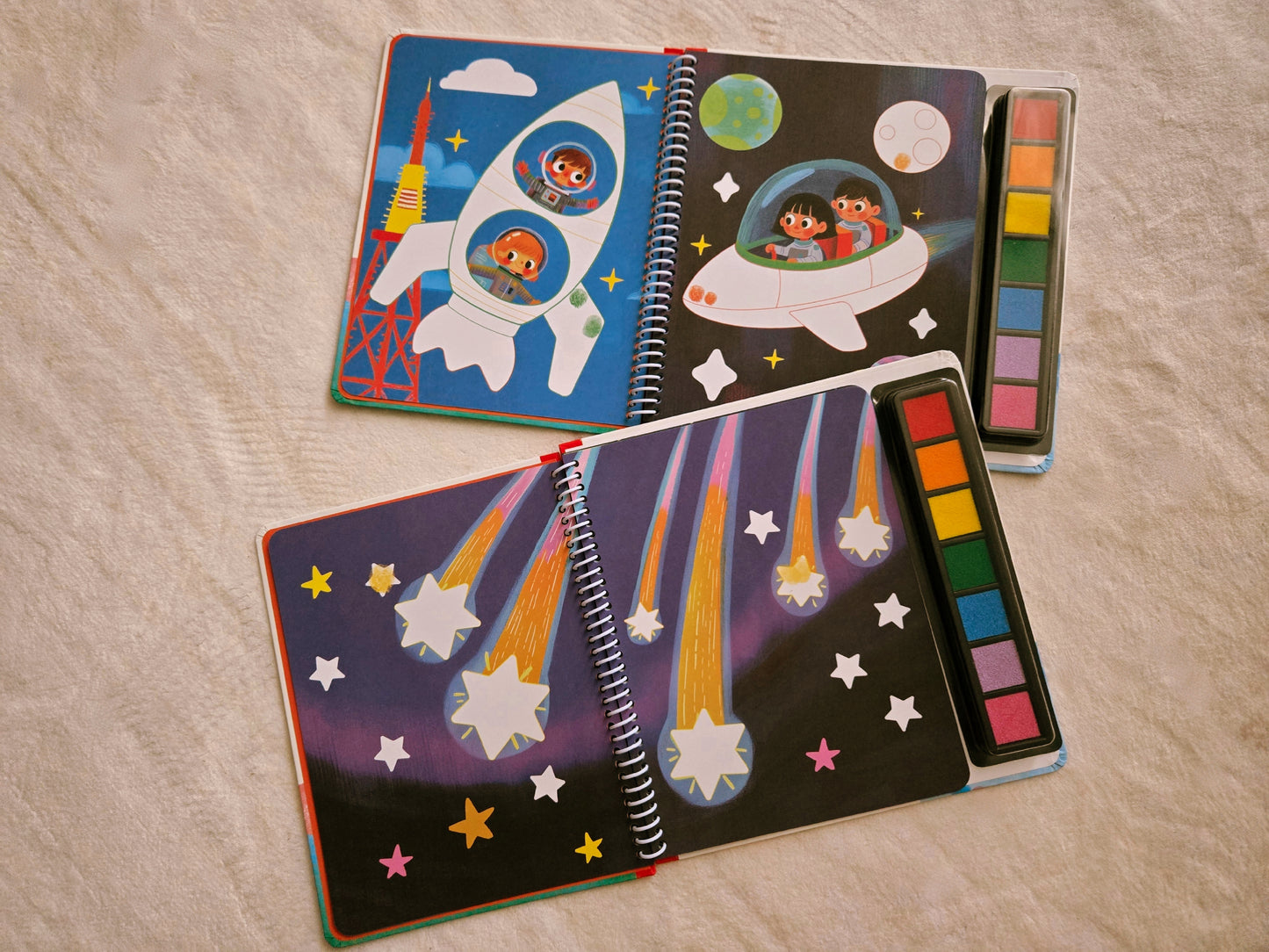 Книжка за оцветяване с пръстчета🎨