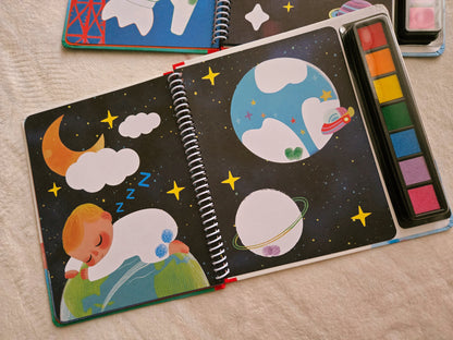 Книжка за оцветяване с пръстчета🎨