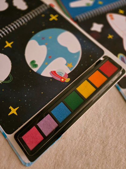 Книжка за оцветяване с пръстчета🎨