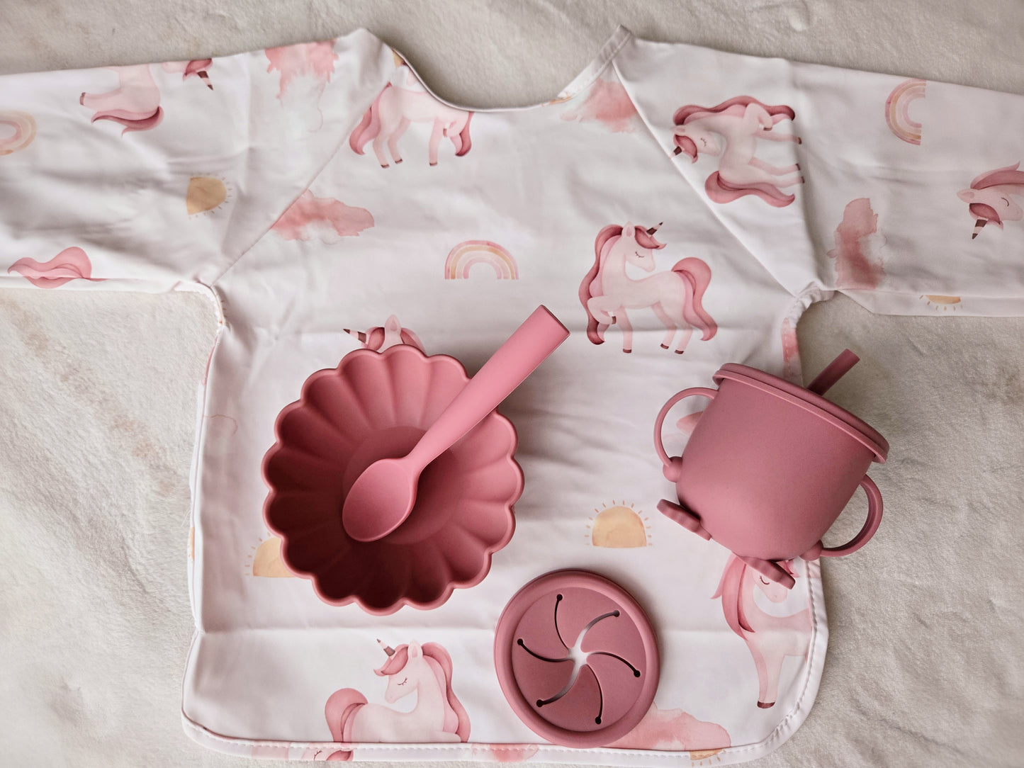 Комплект захранване с лигавник - ръкав✨