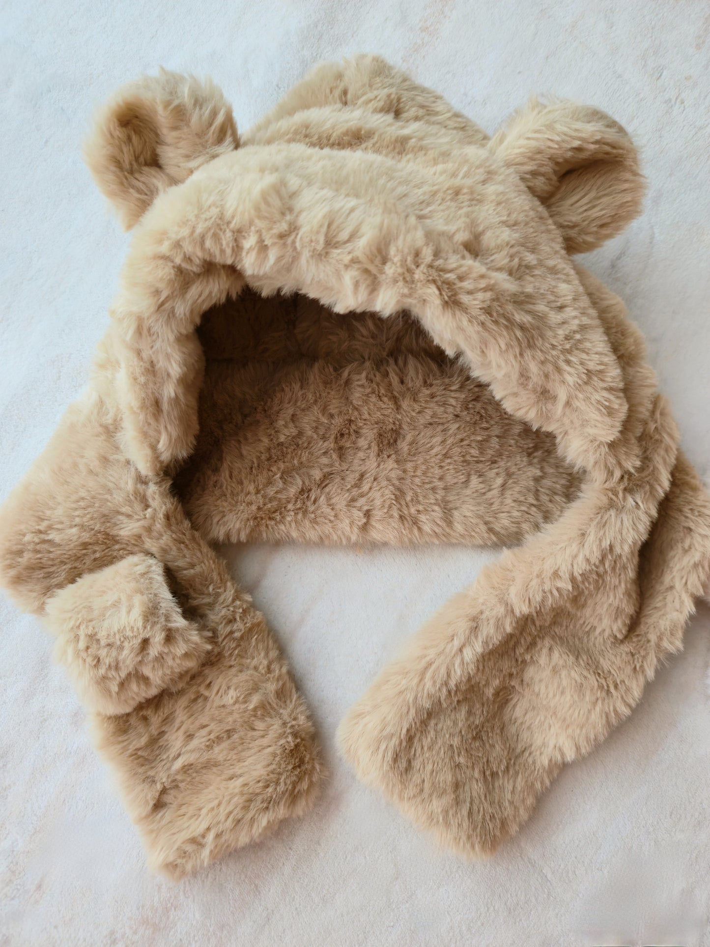 Пухкава зимна шапка/шал❄️