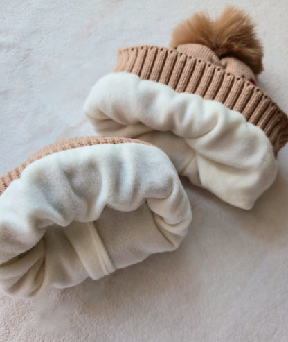 Комплект шапка+шал с динозаври✨