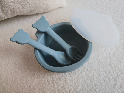 Силиконов комплект за хранене🥄