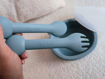 Силиконов комплект за хранене🥄