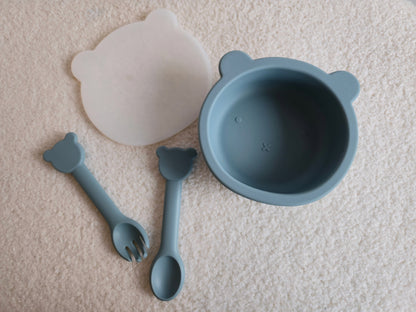 Силиконов комплект за хранене🥄