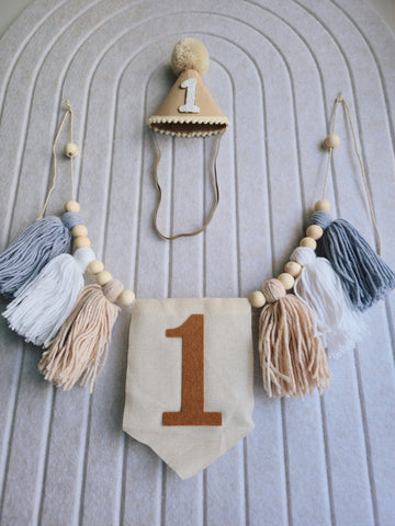 Стилна украса за първата годинка🎂