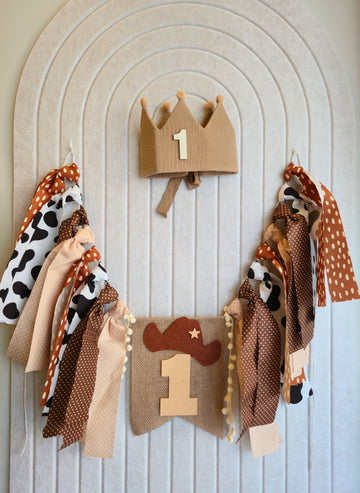 Украса "Каубой" за първата годинка🎂