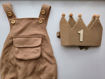 Ромпър + украса за първата годинка  🎂