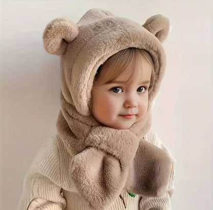 Пухкава зимна шапка/шал❄️