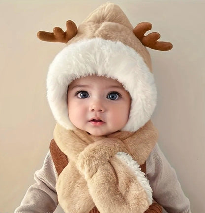 Зимна шапка с рогца❄️